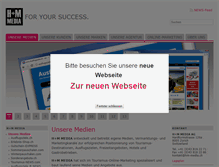 Tablet Screenshot of hm-media.ch
